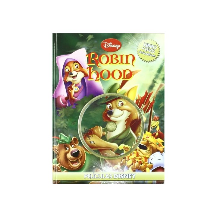 Películas Disney: Robin Hood  (Libro + Dvd De La Película)